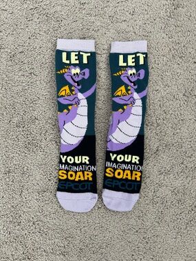 NWOT Disney Figment Men’s Socks